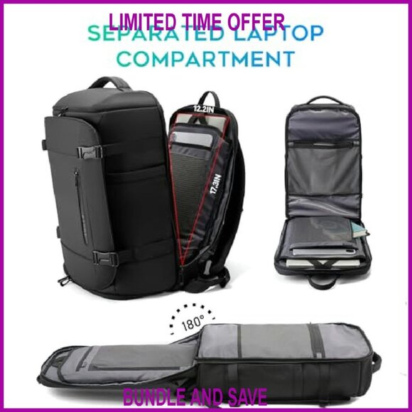 15.6 inch leather backpack Leather Laptop Backpack Travel Backpack For Men, Work Business Travel  Office Backpack College Bookbag, Casual Computer Backpack Fits Notebook 15.6  Inch: Electronics